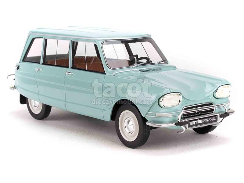 BOS -BOS390- Citroën Ami6 break 1967, monté résine, éch 1.18 sans ouvrants, bleu -.jpg