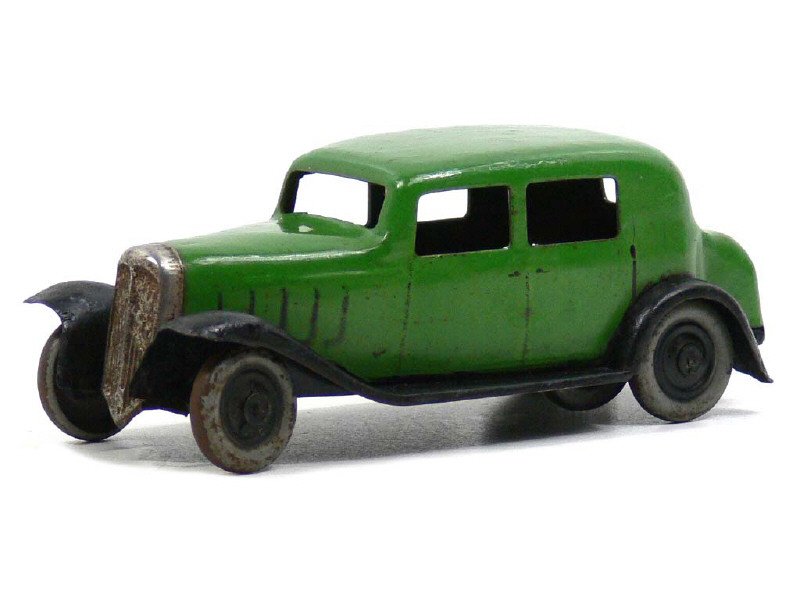 CITROEN France 41.1 - Citroën Rosalie 15cv 1933, 14cm moteur à friction, vert et chassis noir -.jpg