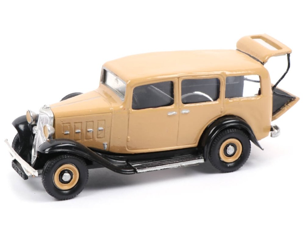DIVERS France - Citroën Rosalie Limousine, création artisanale sur base Norev, beige et noir -.jpg