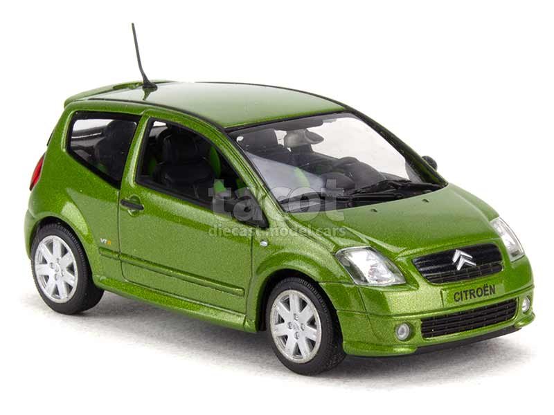 NOREV - AMC008812- Citroën C2 VTA 2003 monté métal, éch 1.43 vert métallisé -.jpg