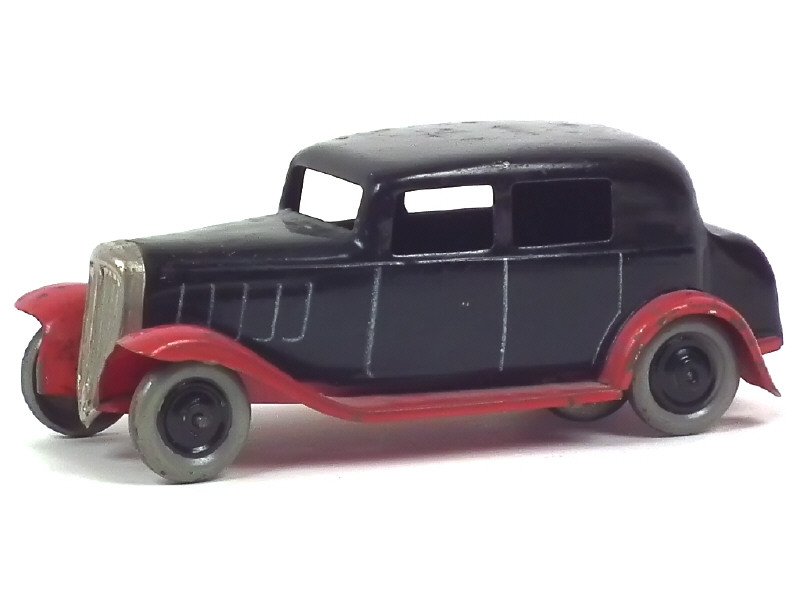 CITROËN France -41-1-  Citroën Rosalie 15CV 1933 moteur à friction, long 14cm, noir chassis rouge -.jpg