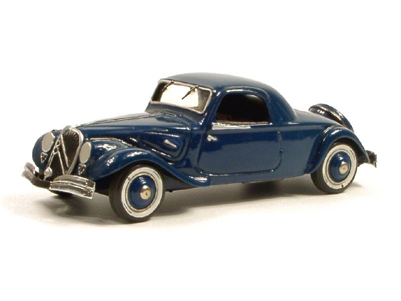 DEVOS France -C2- Citroën 22CV Faux cabriolet 1934 éch 1.43 série limitée numérotée à 150ex, bleu canard -.jpg