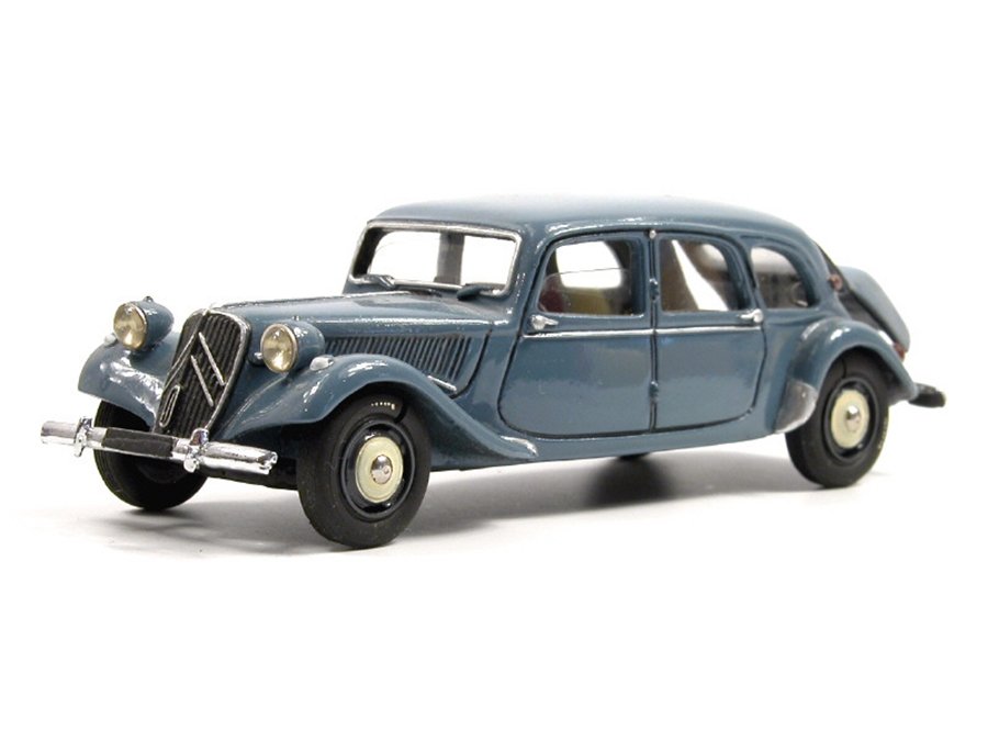 DEVOS France -Citroën 11CV Commerciale 1954 sur base Provence Moulage, éch 1.43, Gris bleu -.jpg