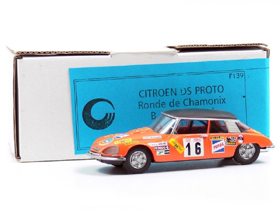 CCC France -F139-  Citroën DS prototype Ronde de Chamonix 1970, éch 1.43, orange toit noir - Peu courant -.jpg