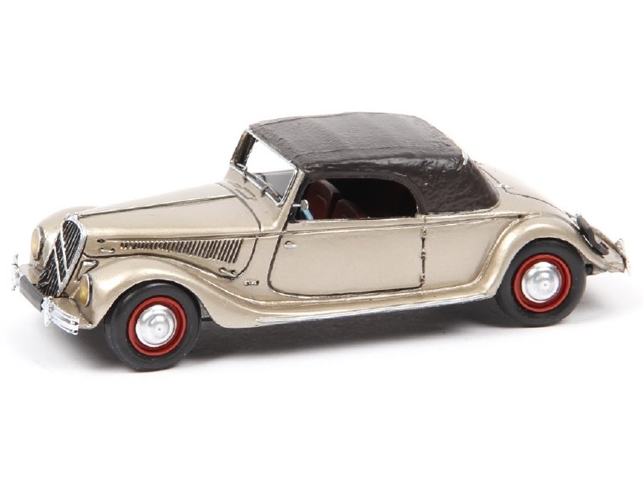 DEVOS France - Citroën 15 Six cabriolet Languenthal, série style Rétro43, limitée à 200ex, champagne métal capote noire -.jpg