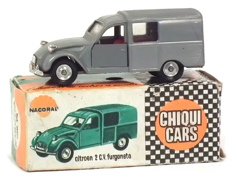 NACORAL (Espagne) -2007-  Citroën 2CV Furgoneta, série Chiqui Cars, éch 1.43, gris métal -.jpg
