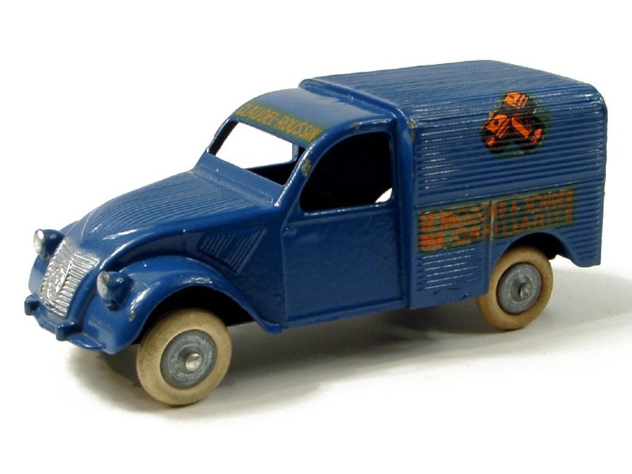 JRD France -111- Citroën 2 CV fourgonnette Sudo & Co, éch 1.43,  bleu - Très rare -.jpg