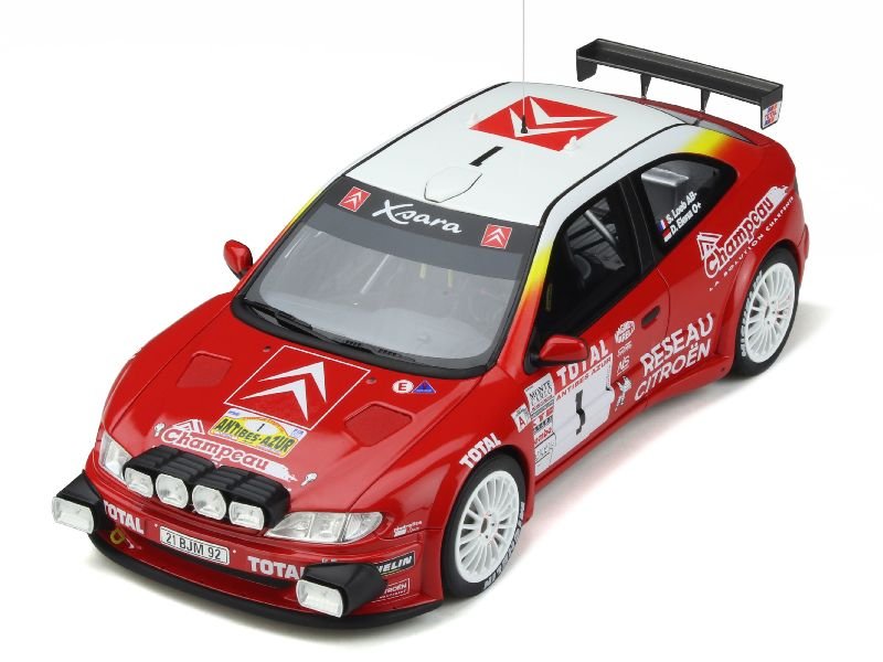 OTTOMOBILE France -OT920- Citroën Xsara Kit Car Rally Antibes 2001, N°1 Loeb, Elena, édition limitée à 3000ex, monté résine, éch 1.18, sans ouvrants -.jpg