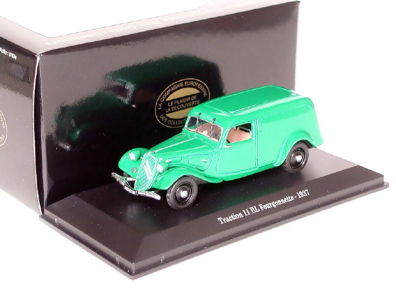 NOREV France -V5075- Citroën Traction 11 BL Fourgonnette 1937, éch 1.43, vert -.jpg