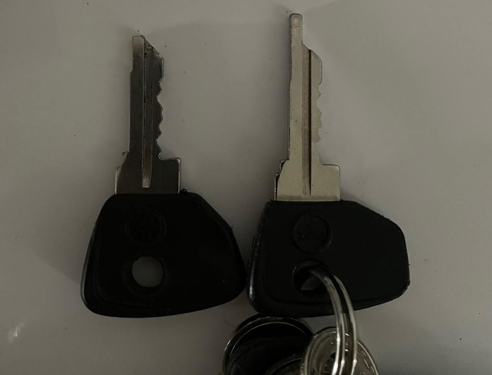 Clé cassé vs clé normal