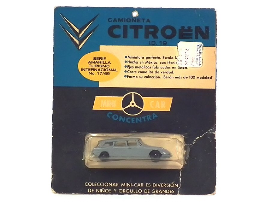 CONCENTRA (Mexique) -17.69- Citroën ID19 break, éch 1.86 fabriqué par Anguplas pour Concentra, gris - Très rare -.jpg