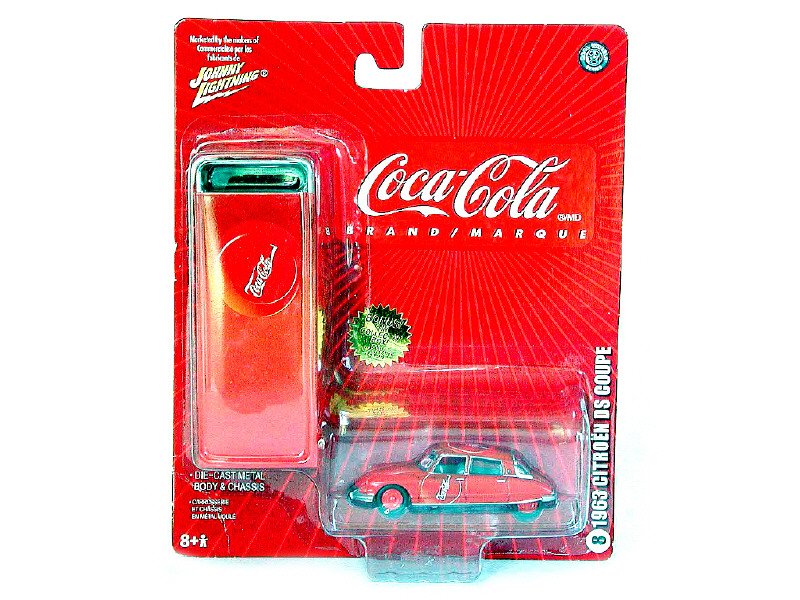 JOHNNY LIGHTNING (USA) -50401F- Citroën DS Coca Cola, éch 1.70 avec distributeur Coca Cola - Peu courant -.jpg