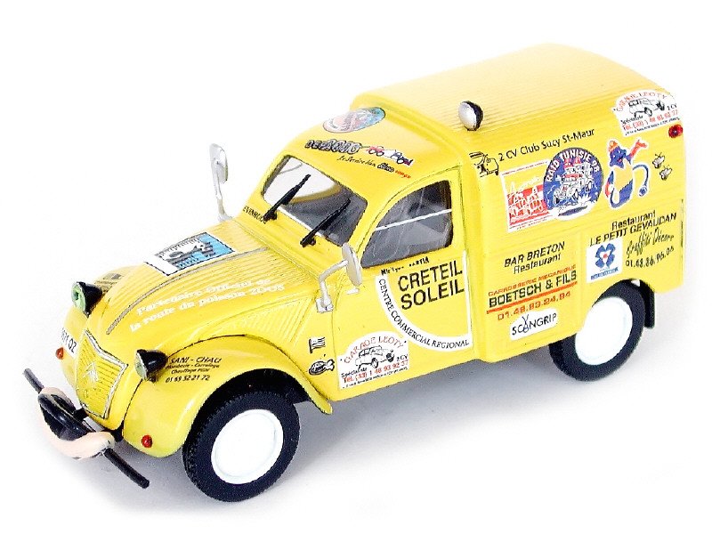 NOREV France - Citroën 2 CV AZU Fourgonnette Raid Afrique 1999, éch 1.43, jaune -.jpg