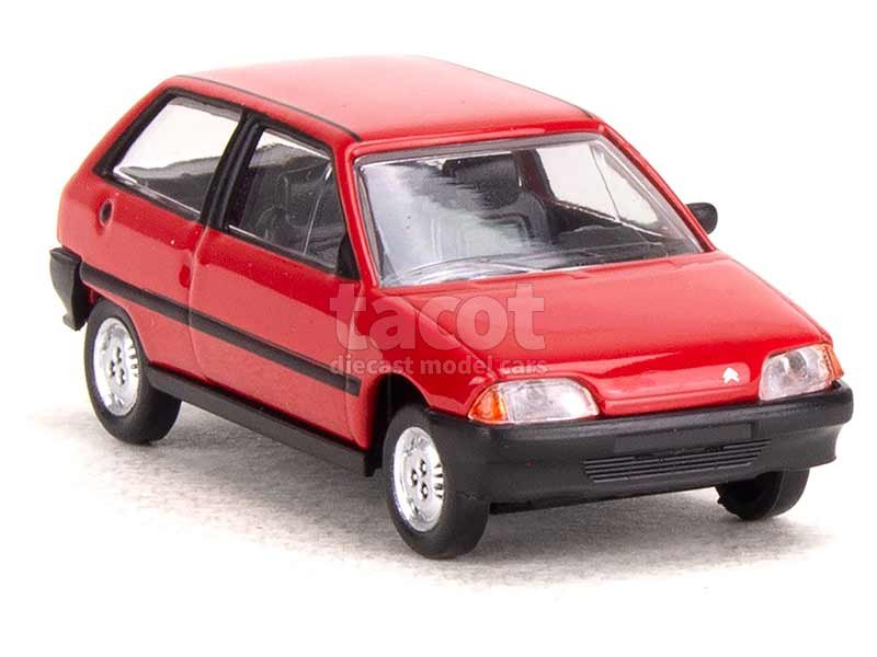 NOREV France -310920- Citroën AX 3 portes 1986, monté métal, éch 1.54, sans ouvrants, rouge -.jpg