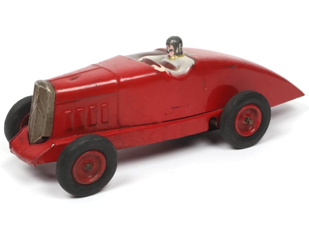 CITROËN France -55- Citroën 8CV Rosalie de record 1933, long 32cm, moteur à clef et direction, rouge - Rare -.jpg